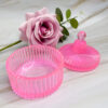 Boîte à bijou en résine avec couvercle - couleur rose fluo. Idées cadeaux - Boutique en ligne - boutique idées cadeaux - boutique en ligne - création française et artisanale.
