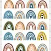 Vente planche de stickers pour enfants / ados - Boutique en ligne - Création française - La couleur du ciel - Planche d’autocollants " Les couleurs du ciel"
