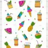 Vente planche de stickers pour enfants / ados - Boutique en ligne - Création française - Les délices de l'été