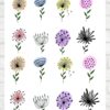 Vente planche de stickers pour enfants / ados - Boutique en ligne - Création française - Spring flowers
