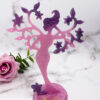 Boutique en ligne d'idées cadeau et de décoration - Porte bijou en résine - rose et mauve