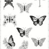 Vente planche de stickers - Papillons - stickers animaux, printemps - boutique en ligne stickers