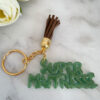 Porte clé mot - Super maitresse vert - Boutique en ligne d'idées cadeau et de décoration