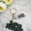 Porte clé mot - Super pétasse noir caméléon - Boutique en ligne d'idées cadeau et de décoration