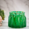 Pot (crayon fleurs maquillage) vert paillettes - Boutique en ligne d'idées cadeau et de décoration
