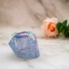 Pot porte stylo Crane rose bleu paillette - Boutique en ligne d'idées cadeau et de décoration