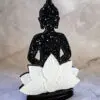 Buddha diamant noir blanc - Boutique en ligne d'idées cadeau et de décoration résine jesmonite badges et stickers