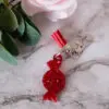 Boutique en ligne d'idées cadeaux et de décoration pour la fête des mères, la fêtes des pères ou pour un anniversaire enfant ou adulte, pour les fêtes de Noël ou pour tout autre occasion Porte-clés diamant bonbon - Résine - rouge