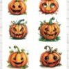 Vente planche de stickers pour enfants / ados - Boutique en ligne de stickers pour enfants - Création française - Chats d'Halloween - stickers halloween - autocollant halloween - gommettes halloween planche de stickers